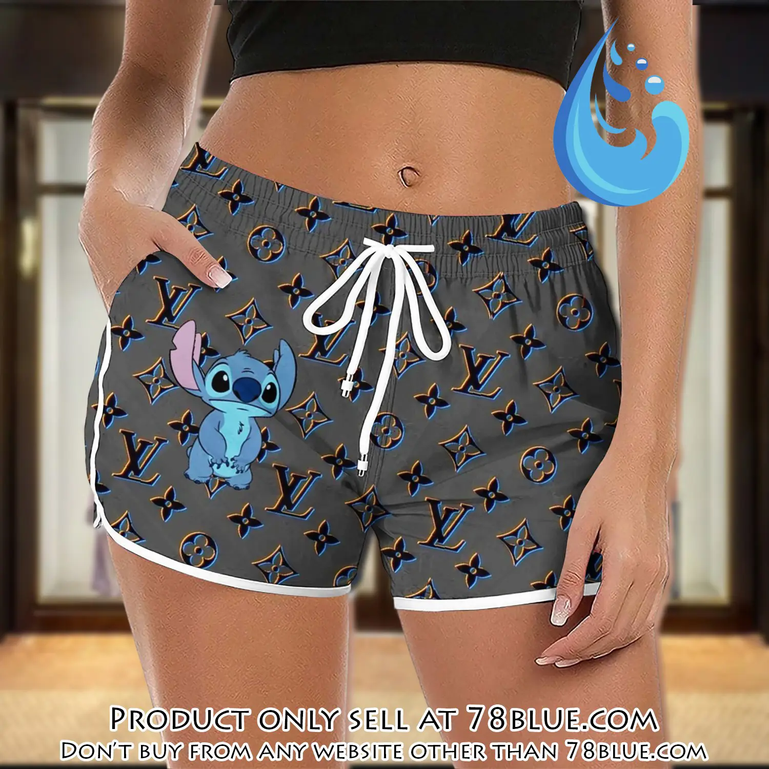 Limited edition lv women shorts lady beach shorts wms1026 78b2042801